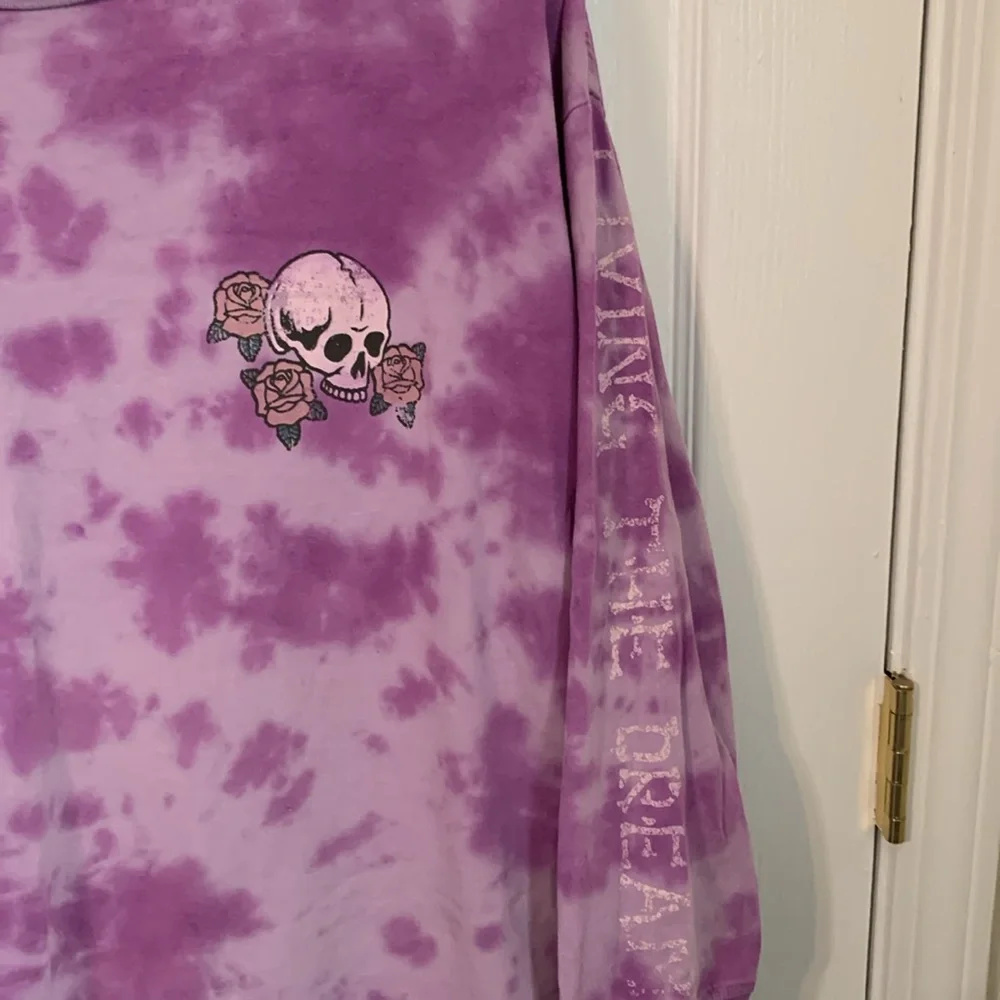 Urban National 2x purple tie dye long sleeve t-shirt - Picture 2 of 7